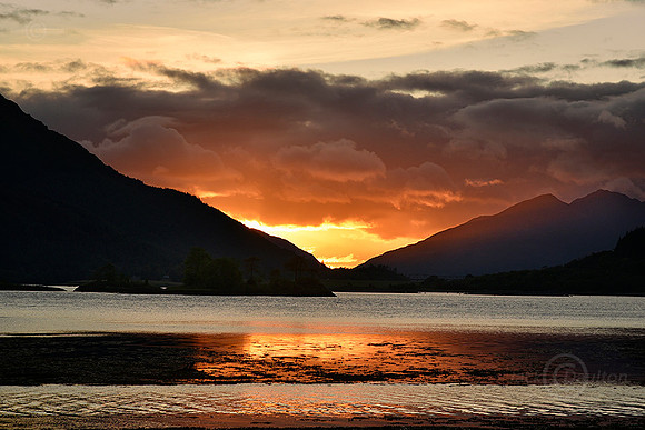Loch Leven sunset, Glencoe, ScotlandJDA LRC
