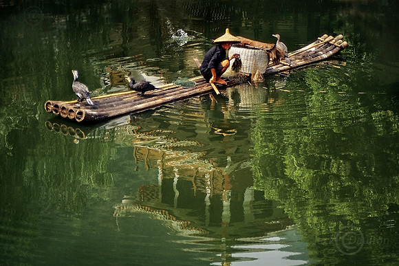 Fisherman w reflection JDA2 LRC2